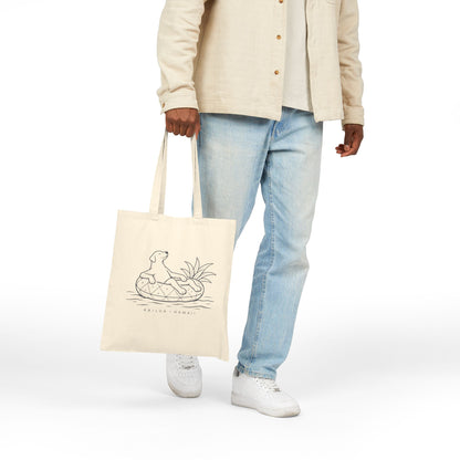 Koa Pineapple Floatie Canvas Tote