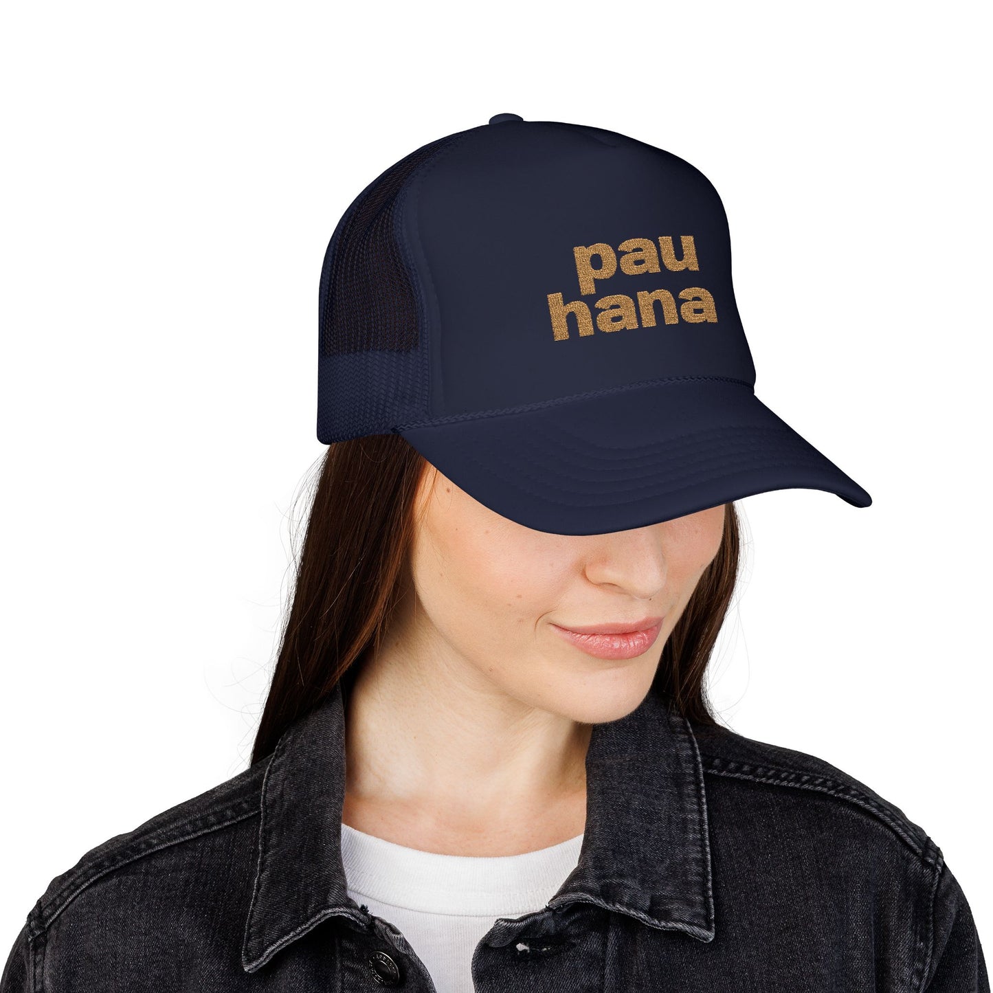 Pau Hana Trucker Hat | Embroidered Island Style Cap