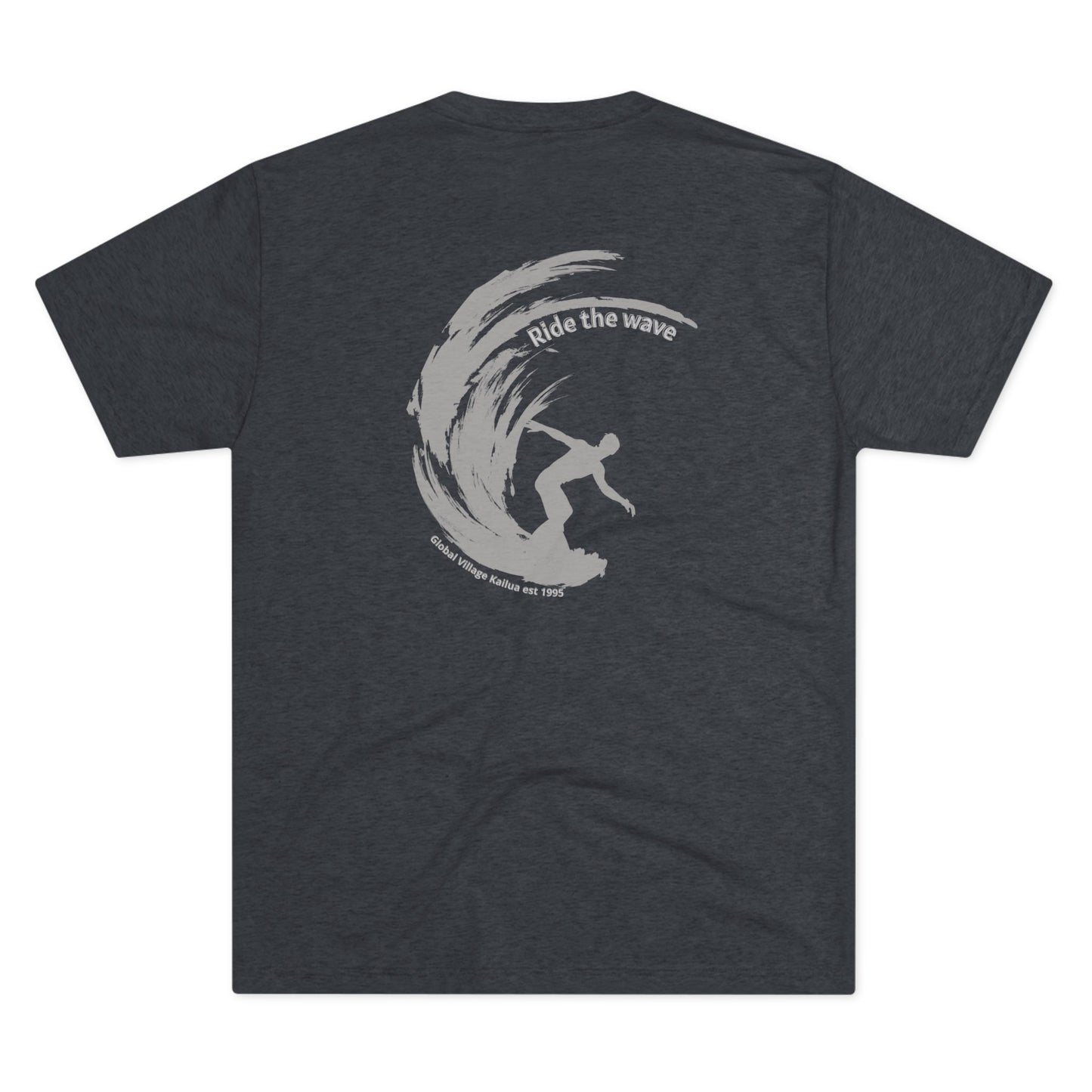 Ride the Wave Unisex Triblend Crew Tee