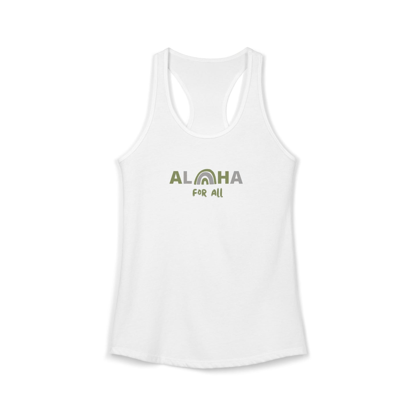 Aloha For All Racerback Tank