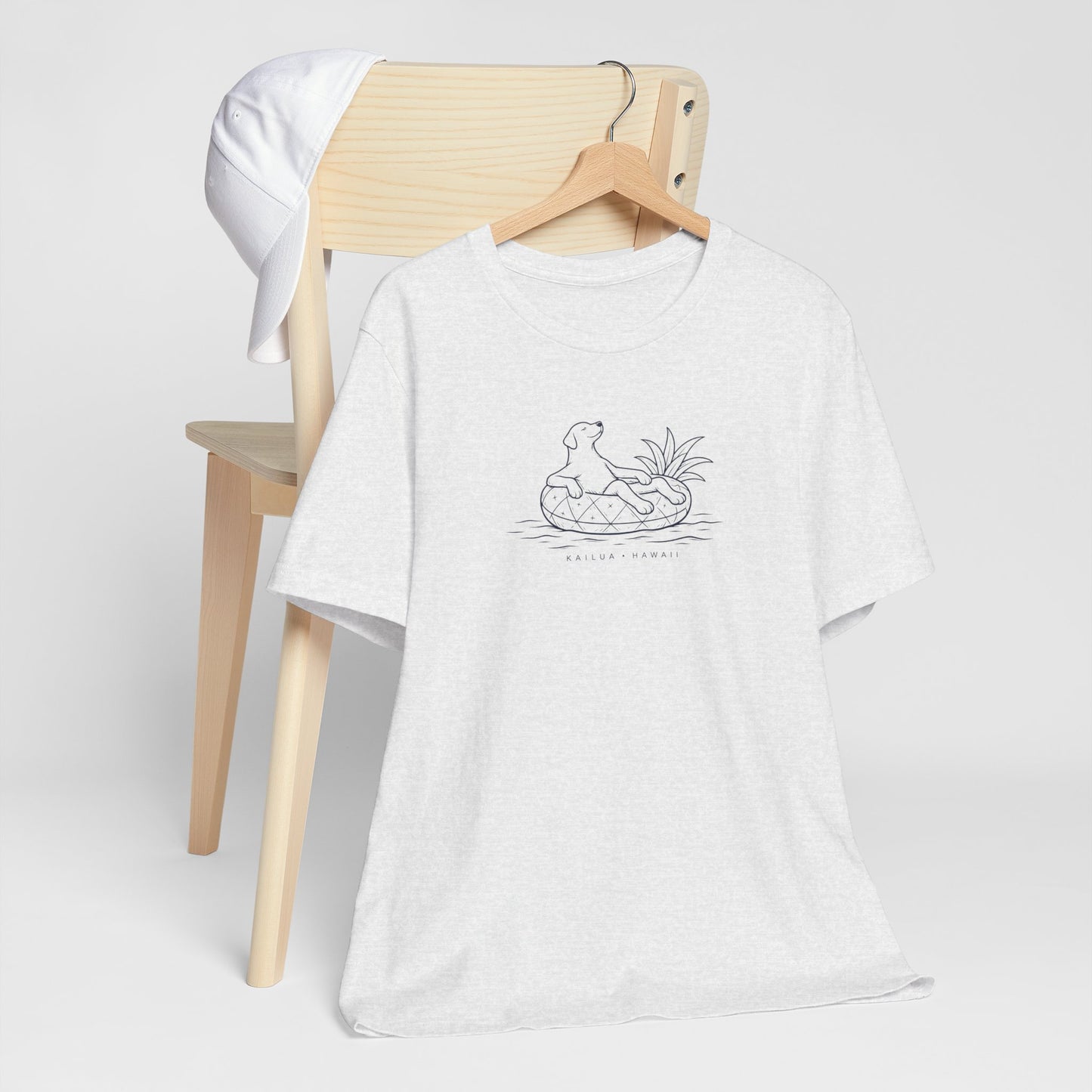 Koa Pineapple Floatie Dog Tee | Coastal Hawaii Tee