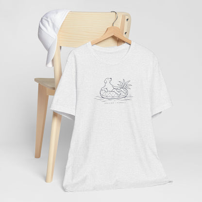 Koa Pineapple Floatie Dog Tee | Coastal Hawaii Tee