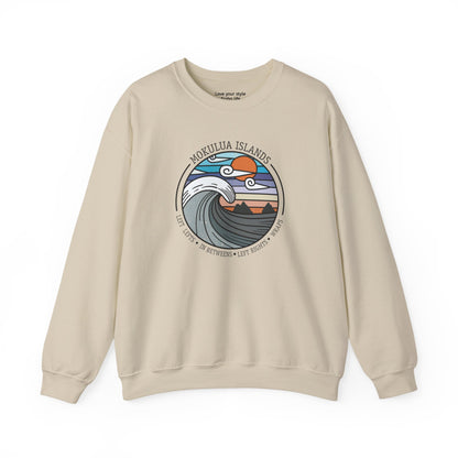 Mokulua Islands Surf Spots Graphic Sweatshirt