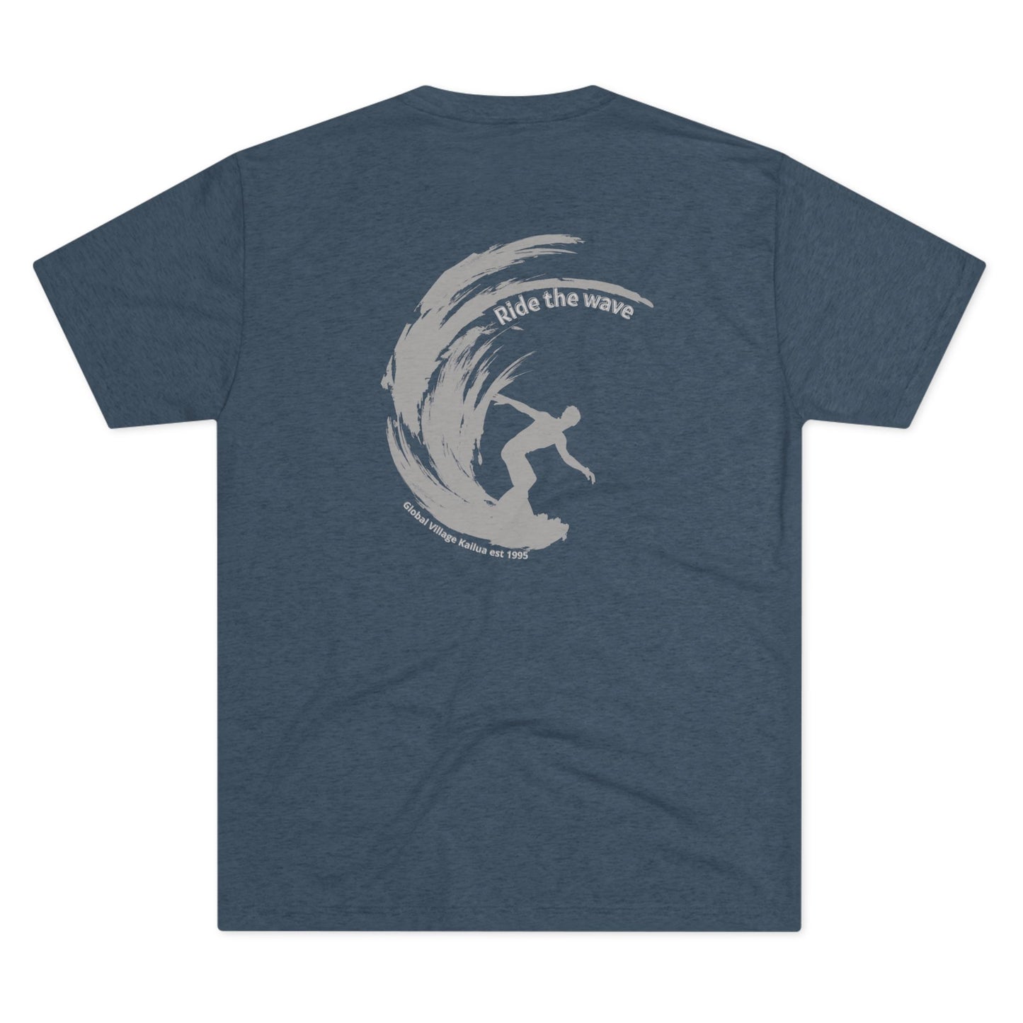 Ride the Wave Unisex Triblend Crew Tee