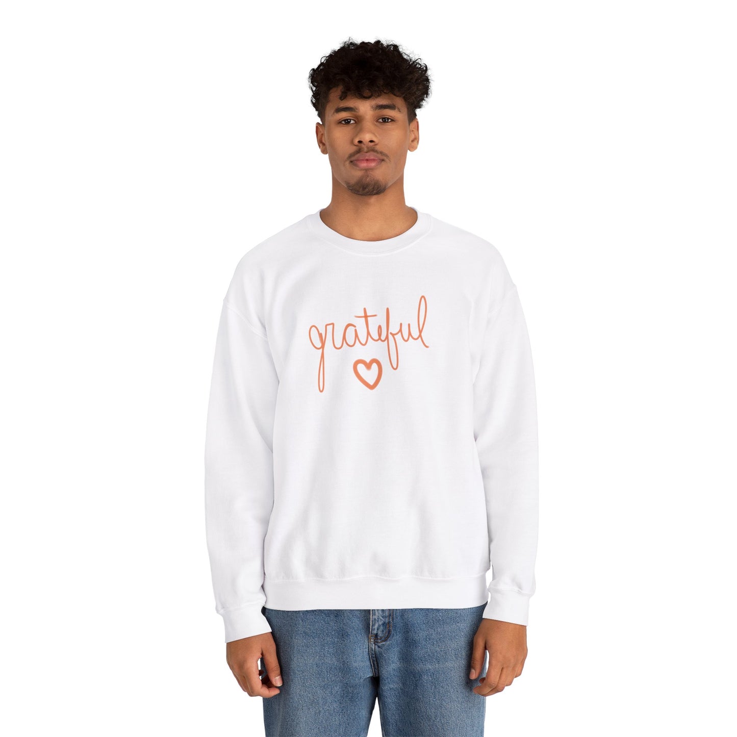 Grateful Heart Unisex Heavy Blend Crewneck Sweatshirt