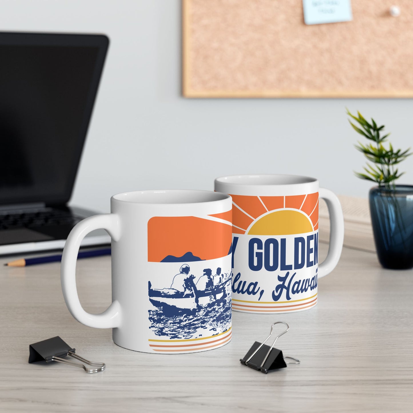 Stay Golden Coffee Mug | Hawaii-Inspired Ceramic Mug
