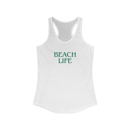 Beach Life Racerback Tank – Salty Air, Sandy Toes