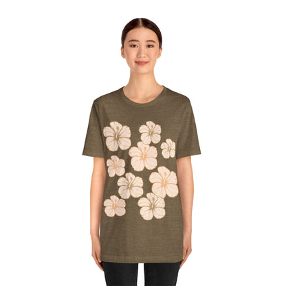 HIbiscus All Over Unisex Jersey Tee