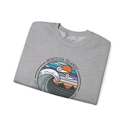 Mokulua Islands Surf Spots Graphic Sweatshirt