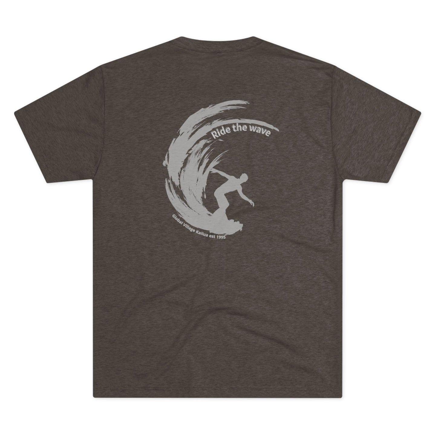 Ride the Wave Unisex Triblend Crew Tee
