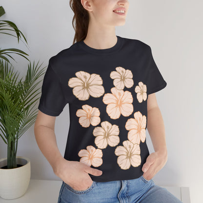 HIbiscus All Over Unisex Jersey Tee