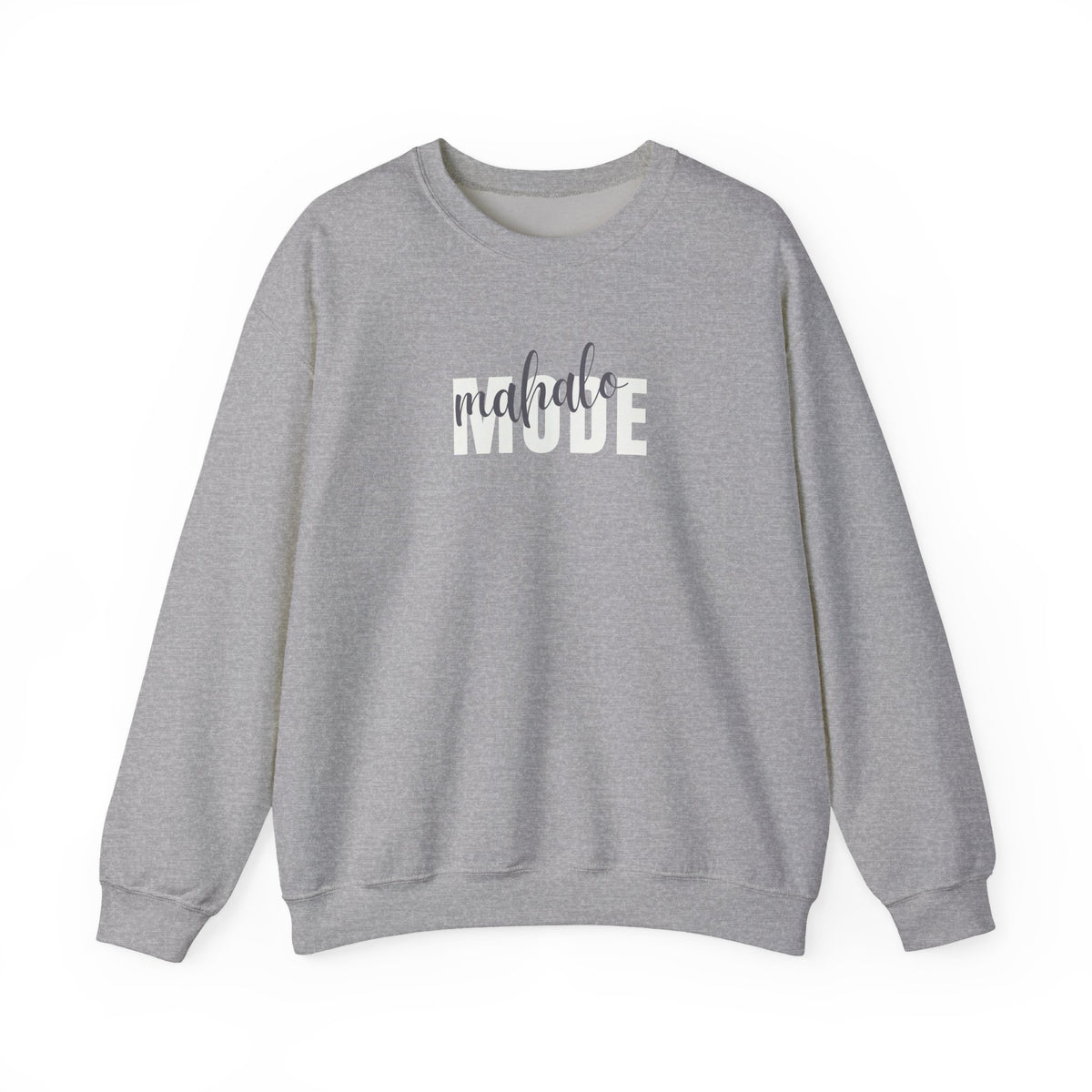 Mahalo Mode crewneck sweatshirt in Sport Grey by Global Village Kailua