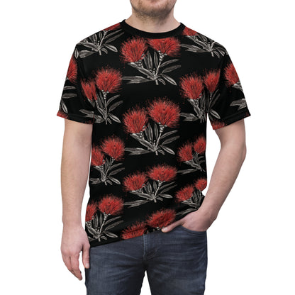 ʻŌhiʻa Lehua Hawaiian Floral All-Over Print Tee