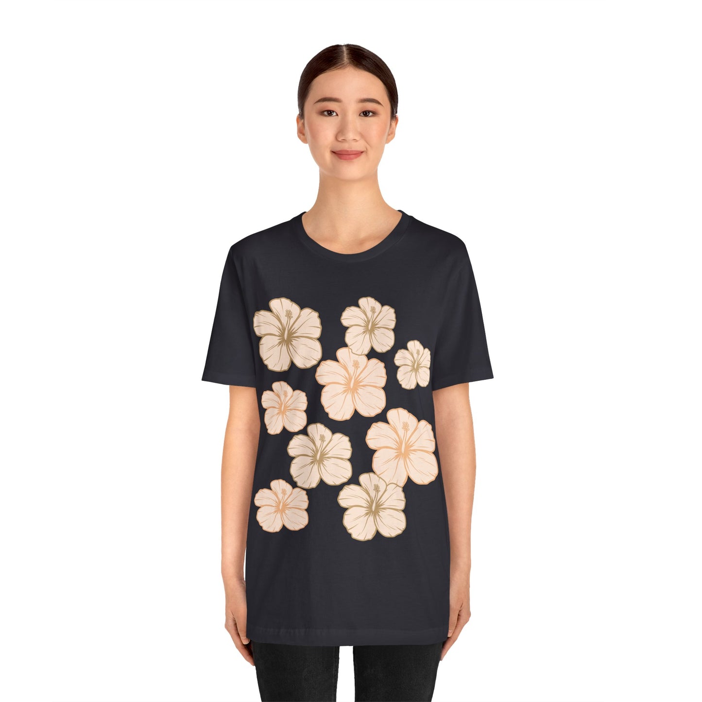 HIbiscus All Over Unisex Jersey Tee