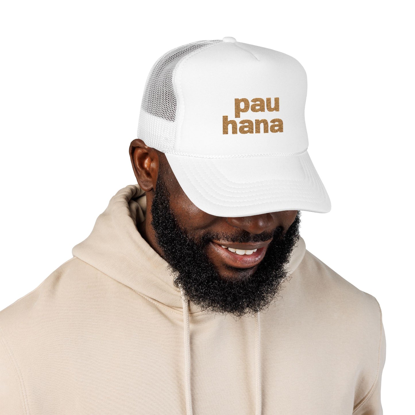 Pau Hana Trucker Hat | Embroidered Island Style Cap