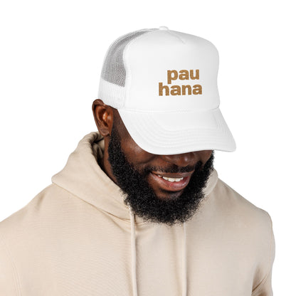Pau Hana Trucker Hat | Embroidered Island Style Cap