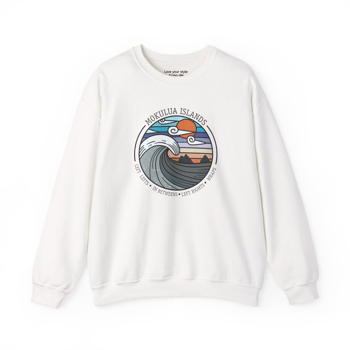 Mokulua Islands Surf Spots Graphic Sweatshirt