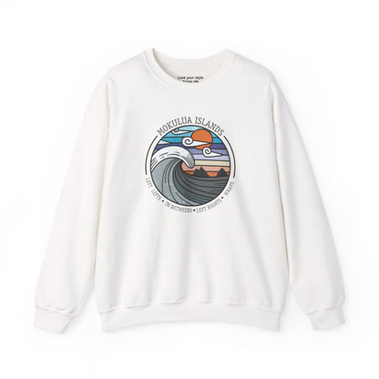 Mokulua Islands Surf Spots Graphic Sweatshirt