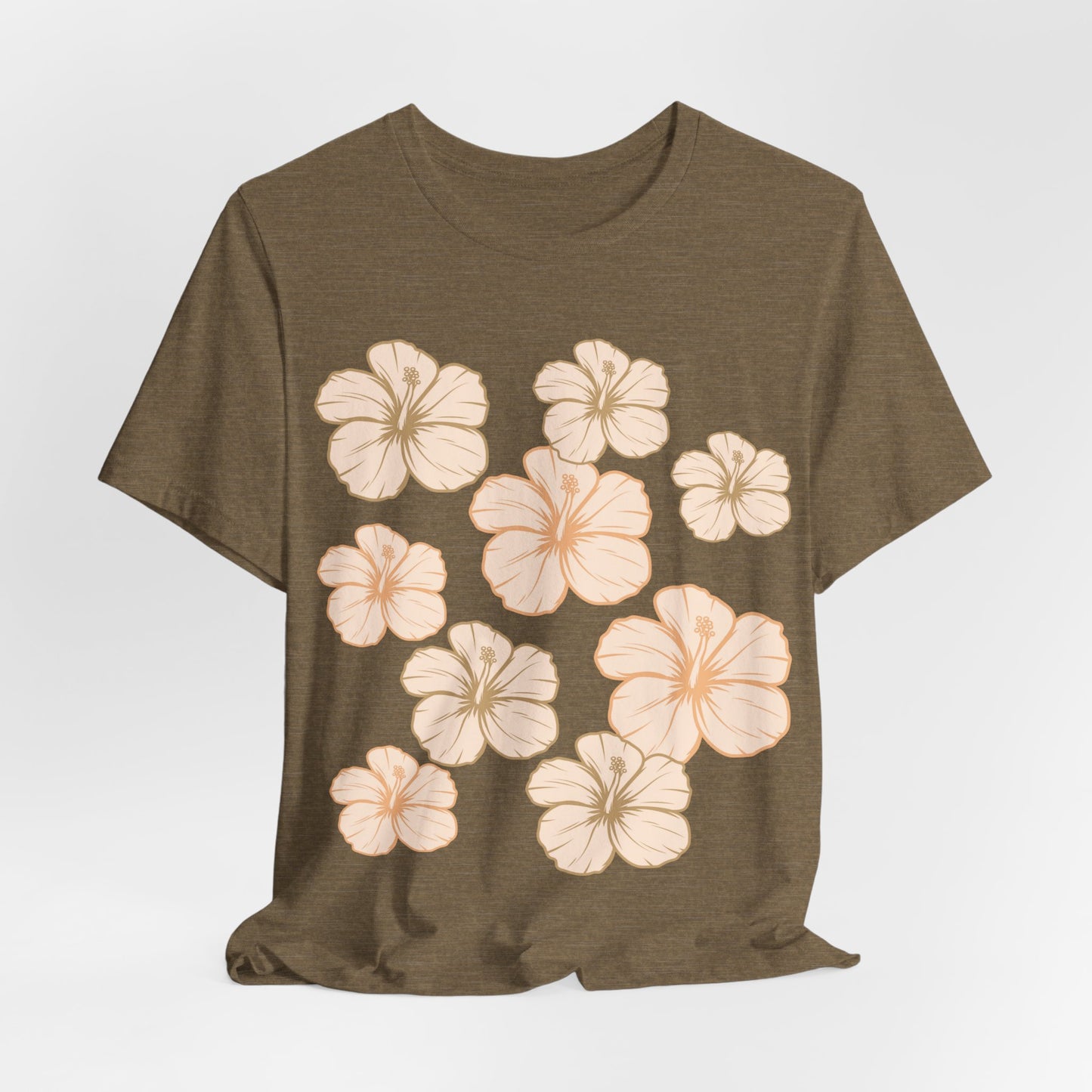 HIbiscus All Over Unisex Jersey Tee