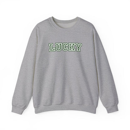 Lucky Varsity Unisex Heavy Blend Crewneck Sweatshirt