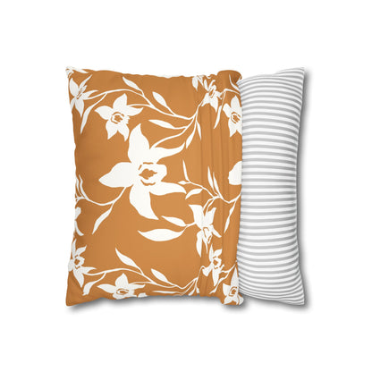Orchid Caramel Faux Suede Pillow Cover – 4 Sizes