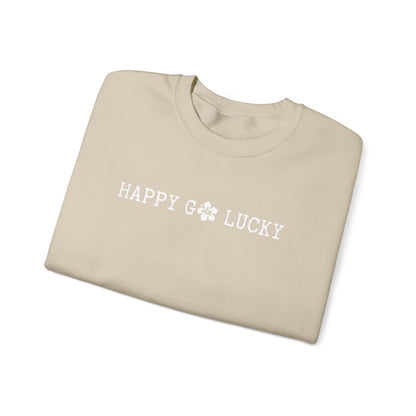 Happy Go Lucky Unisex Heavy Blend Crewneck Sweatshirt