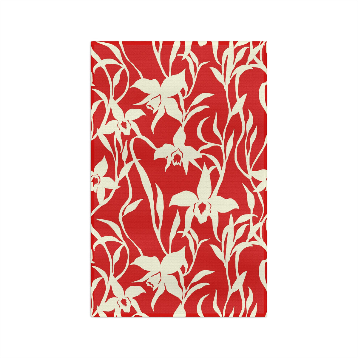 Red Orchid Hawaiʻi Kitchen Towel
