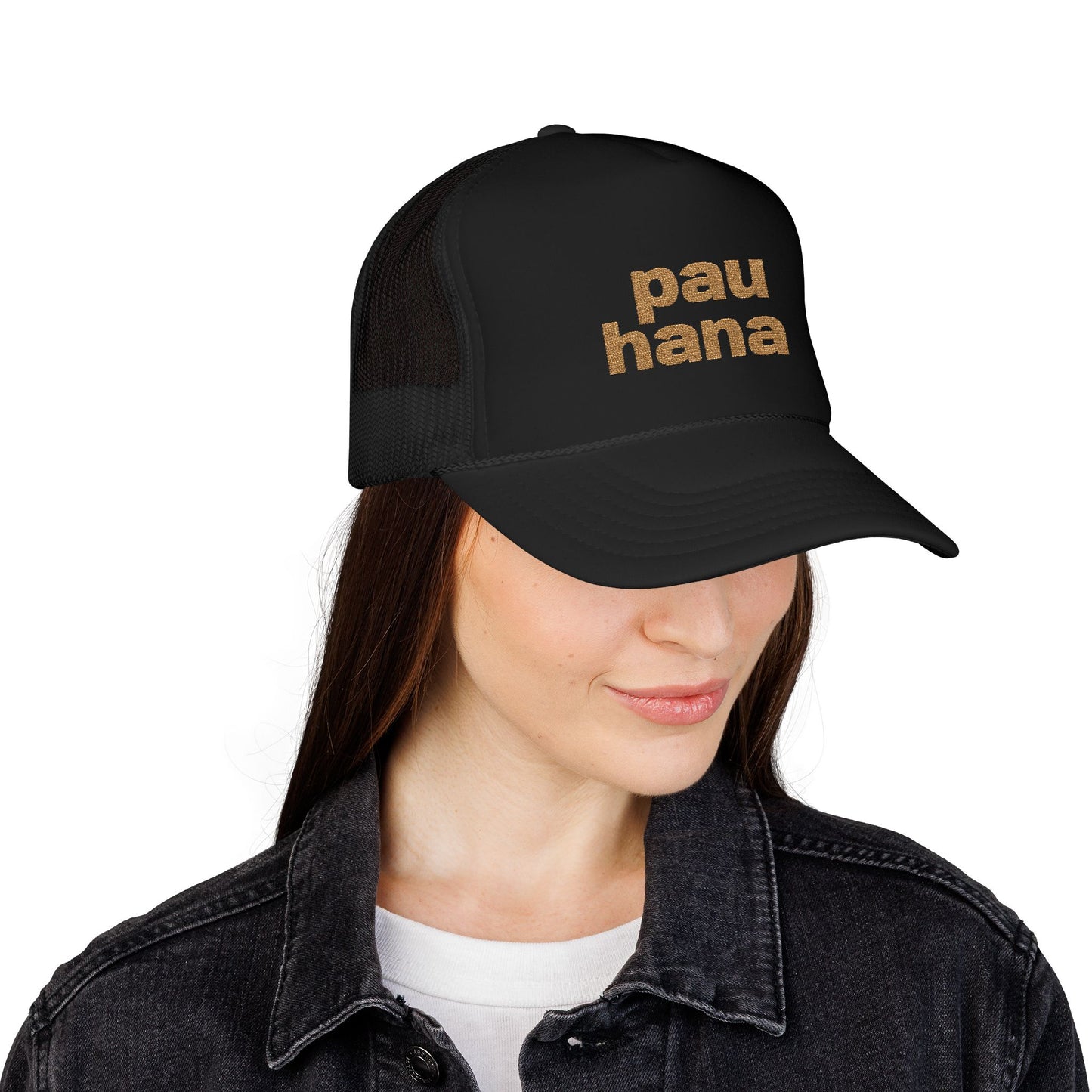 Pau Hana Trucker Hat | Embroidered Island Style Cap