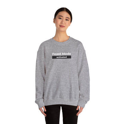 Feast Mode Activated Unisex Heavy Blend Crewneck Sweatshirt