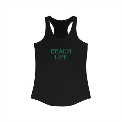 Beach Life Racerback Tank – Salty Air, Sandy Toes