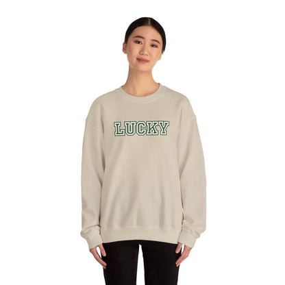 Lucky Varsity Unisex Heavy Blend Crewneck Sweatshirt