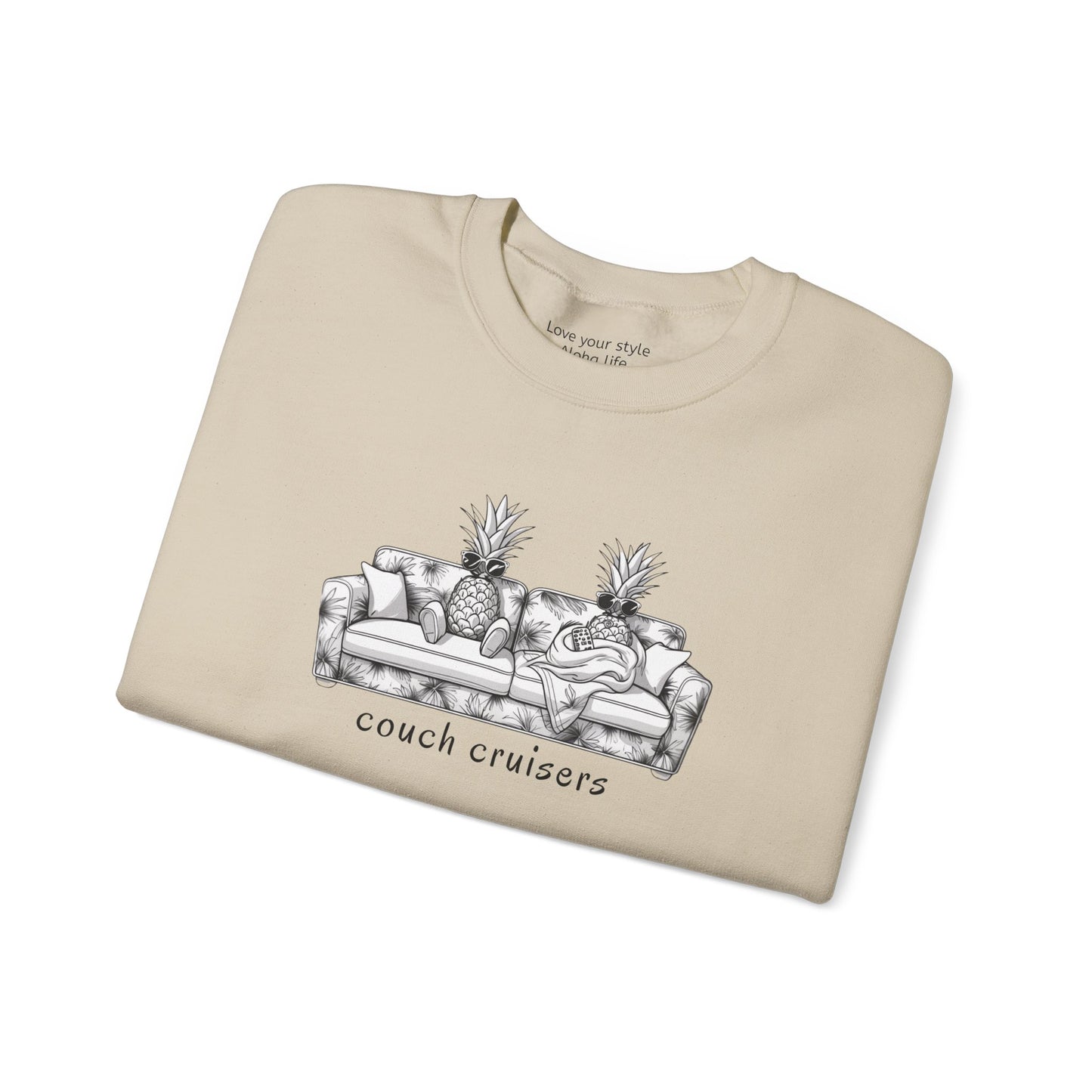 Couch Cruisers Sweatshirt – Pineapple Lounge Club Edition
