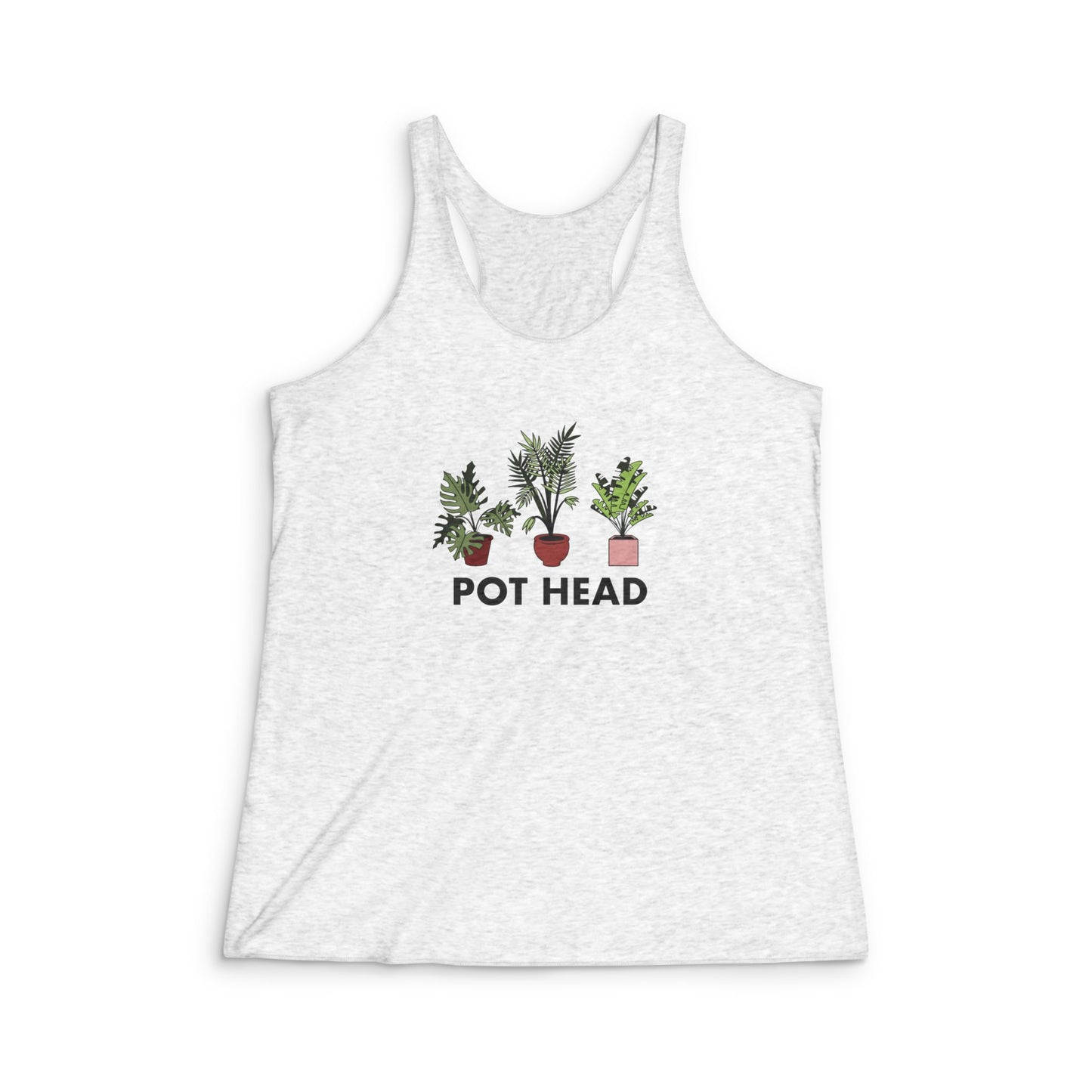 Kailua Tank Womenʻs Tropical Pot Head Tri-blend