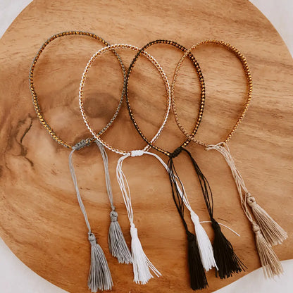Golden Tassel Bracelets