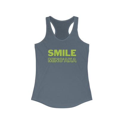 SMILE – Minoʻaka Racerback Tank – Aloha Starts Here