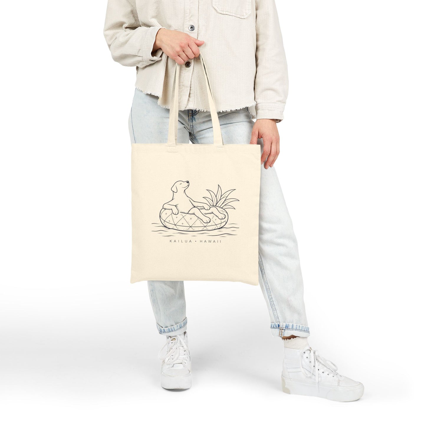 Koa Pineapple Floatie Canvas Tote