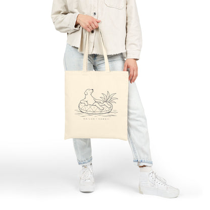 Koa Pineapple Floatie Canvas Tote