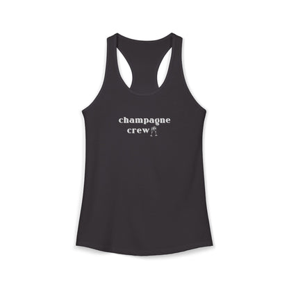 Champagne Crew Racerback Tank – Pop, Fizz, Chill