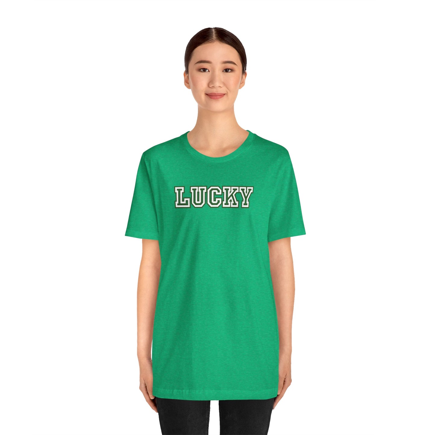 Lucky Varsity Unisex Jersey Tee