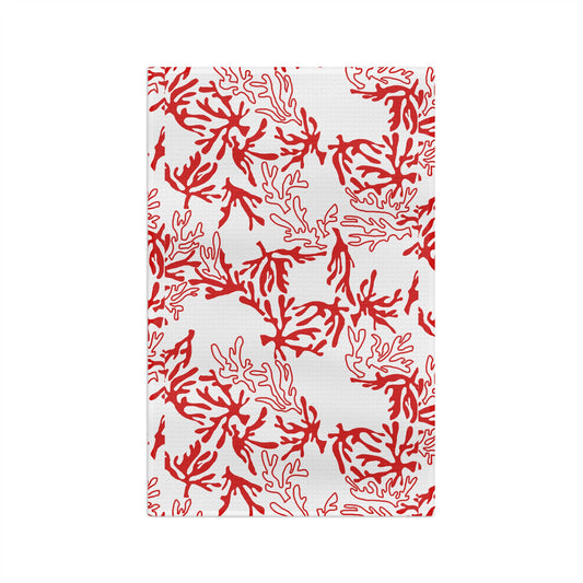 Red Coral Hawaiʻi Kitchen Towel