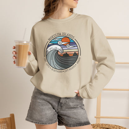 Mokulua Islands Surf Spots Graphic Sweatshirt