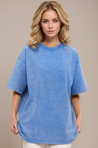 Basic Bae Cotton Round Neck Half Sleeve Tee