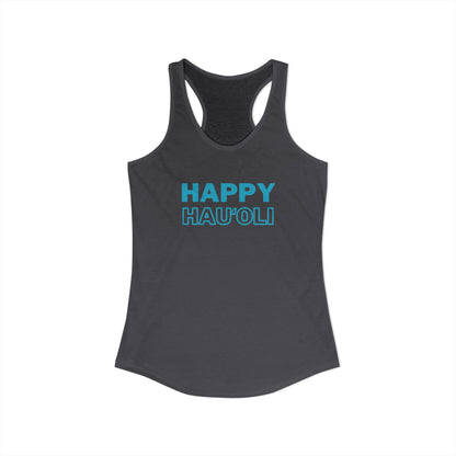 HAPPY – Hauʻoli Racerback Tank – Joy in Every Moment