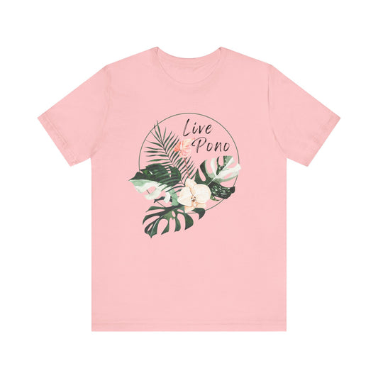 Live Pono Tropical Flower Graphic Tee