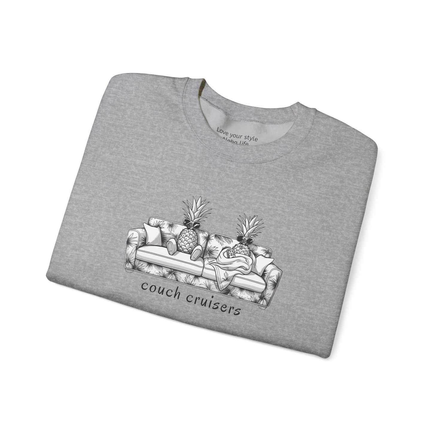 Couch Cruisers Sweatshirt – Pineapple Lounge Club Edition