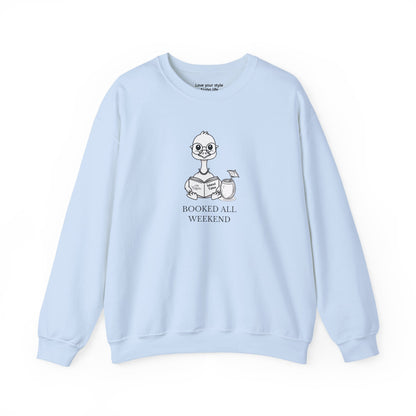 Booked All Weekend Sweatshirt – Nēnē Goose Island Reader Edition