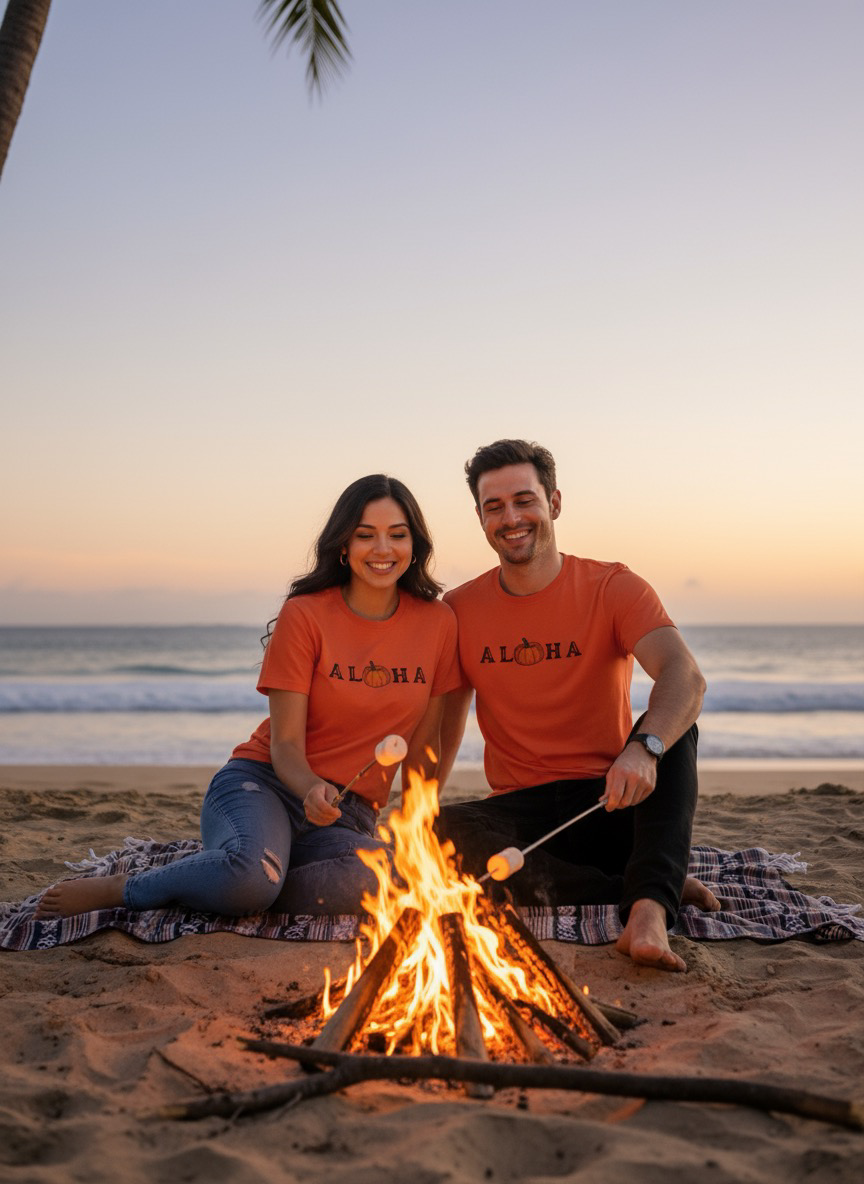 Aloha Pumpkin Unisex Jersey Tee