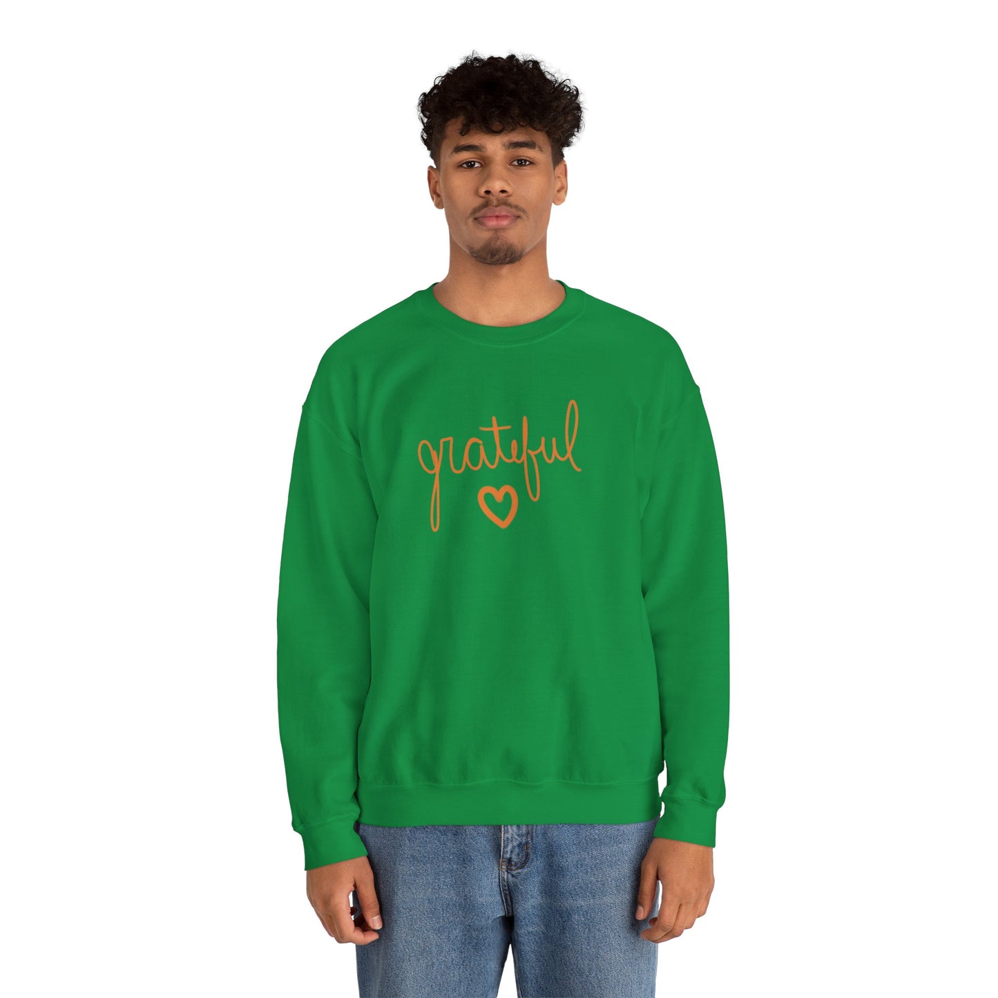 Grateful Heart Unisex Heavy Blend Crewneck Sweatshirt