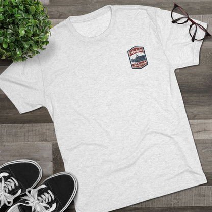 Mokulua Islands Surf Unisex Tri-Blend Crew Tee