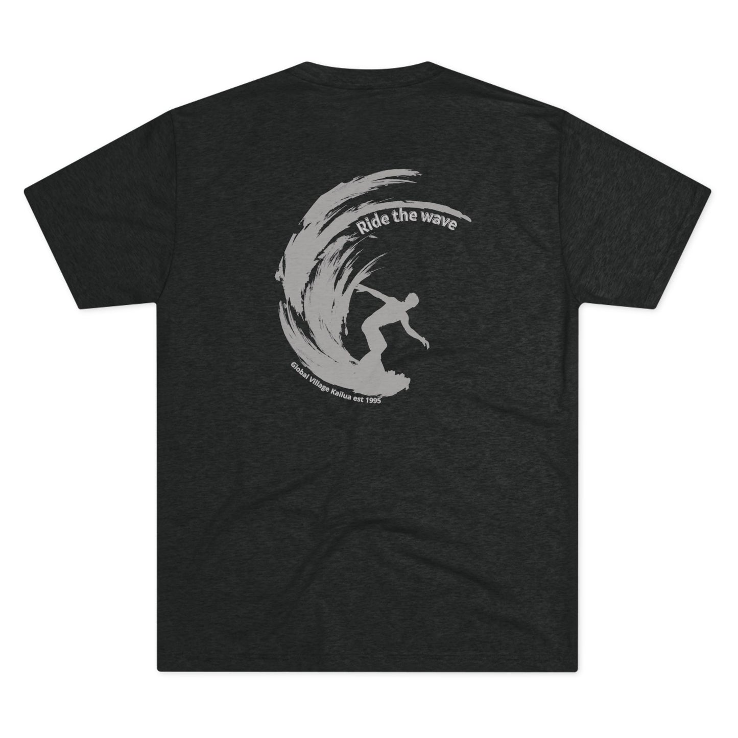 Ride the Wave Unisex Triblend Crew Tee